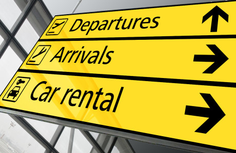 Retningsindikator til booking af biludlejning