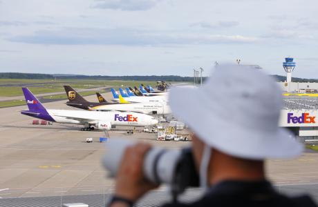 Planespotting i lufthavnen
